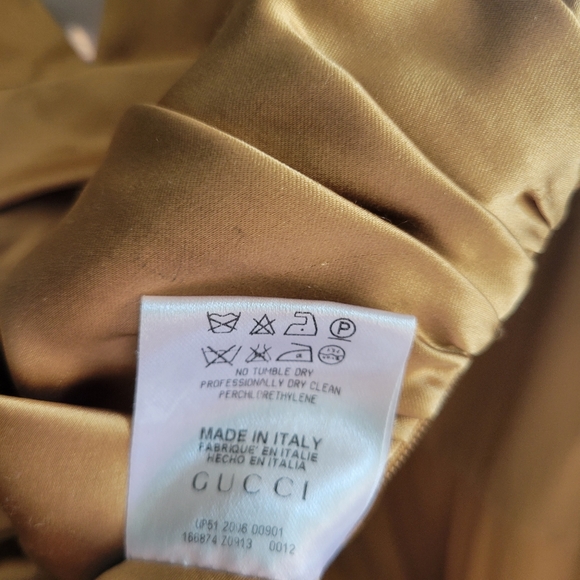 NWT Vintage GUCCI Kimono-style gown in lush 100% seta silk ⭐️HOST PICK⭐️ - Picture 9 of 15